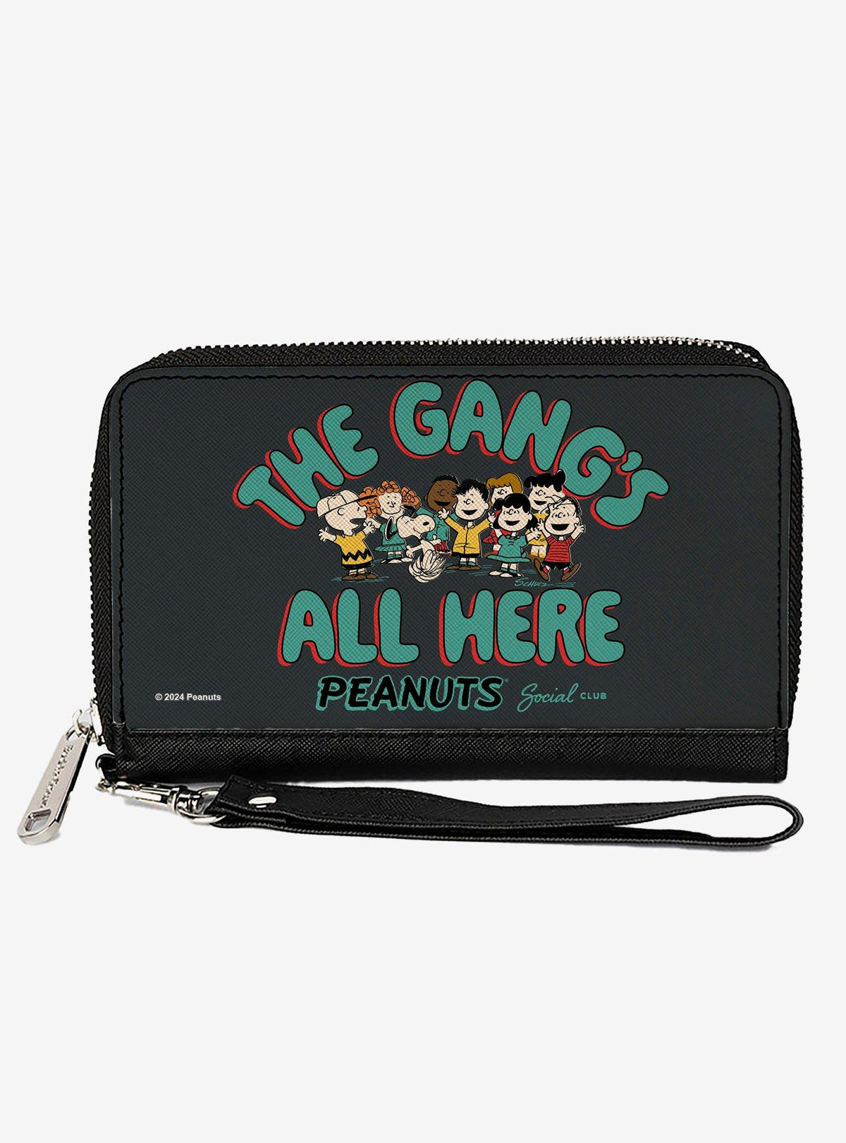 Billetera Peanuts 75.º aniversario, diseño grupal