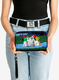Billetera Peanuts: grupo en Halloween