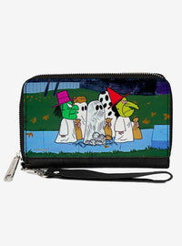 Billetera Peanuts: grupo en Halloween