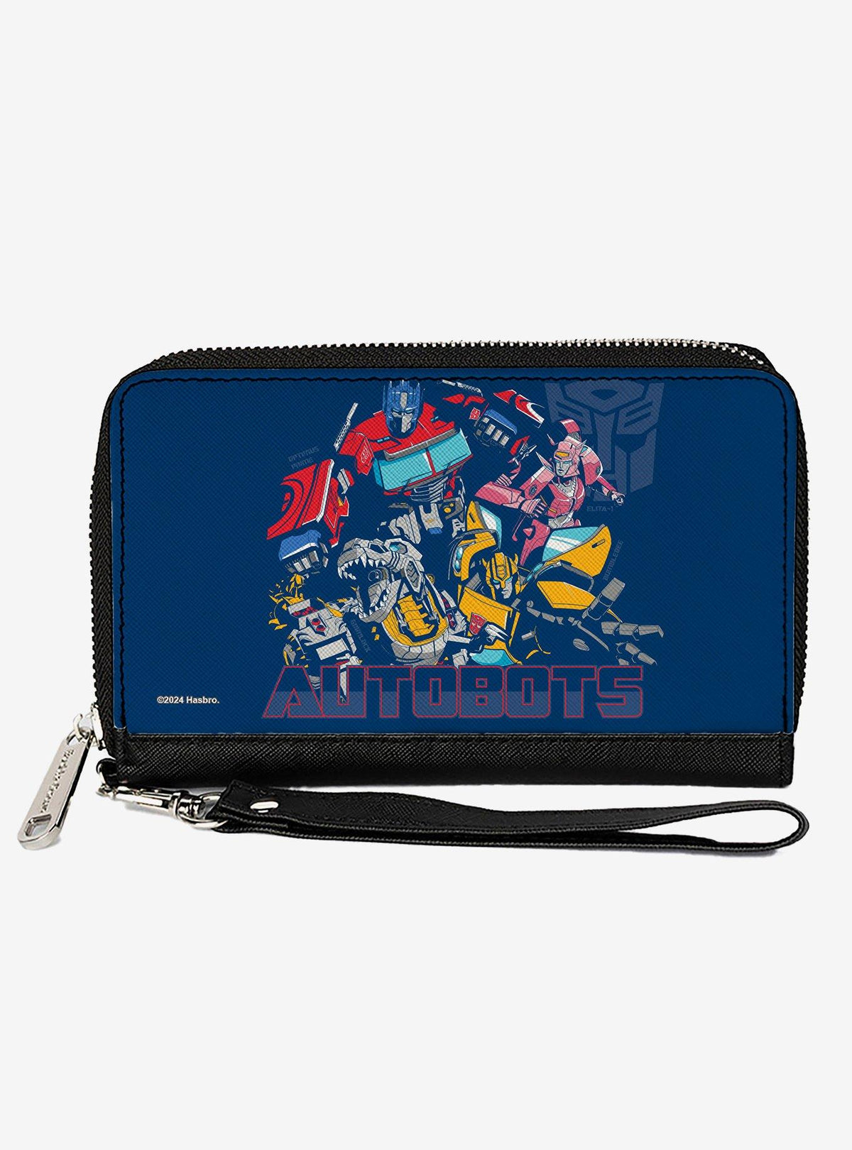 Billetera Transformers con cierre y diseño de los Autobots
