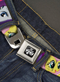 Cinturón My Little Pony con hebilla tipo cinturón de seguridad