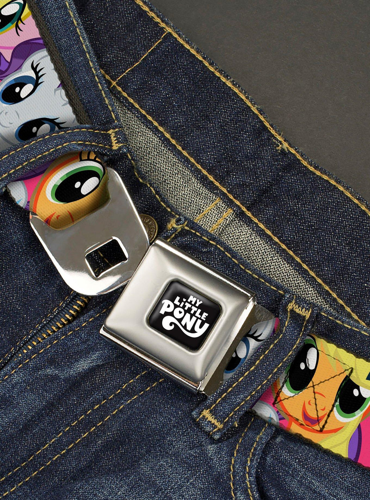 Cinturón My Little Pony Mane Six con hebilla automotriz