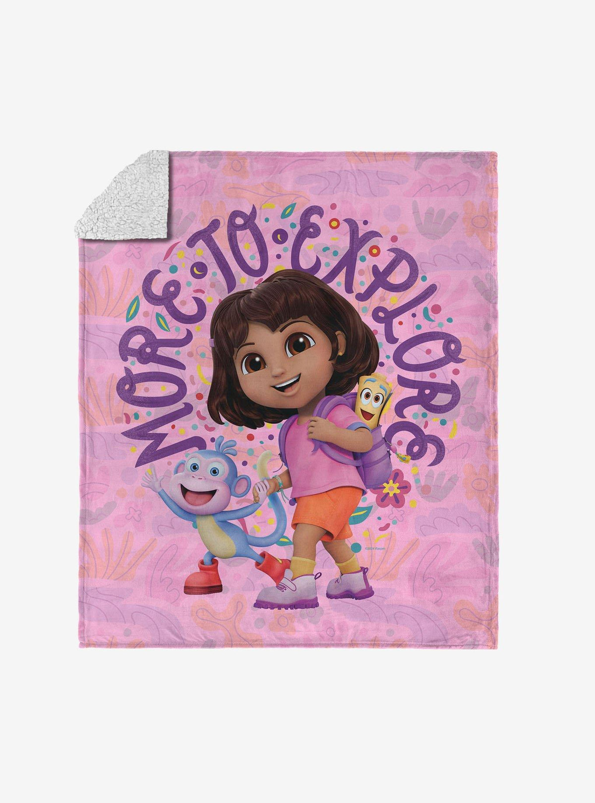 Manta Sherpa Dora the Explorer de tacto sedoso