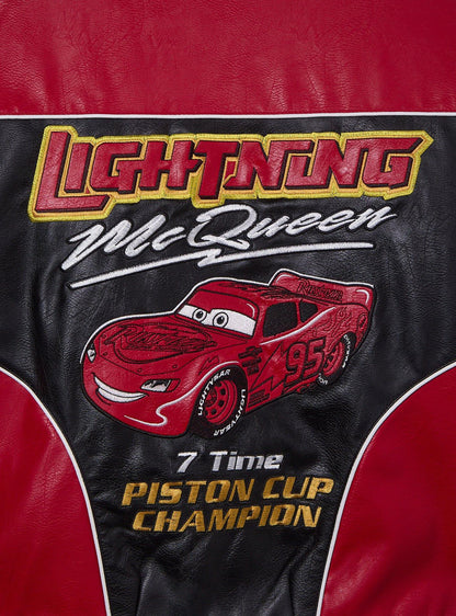 Chaqueta de carreras Cars de cuero sintético