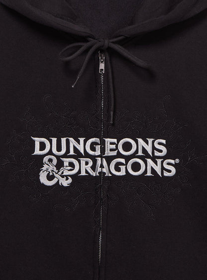 Polerón con cierre y logo bordado de Dungeons & Dragons