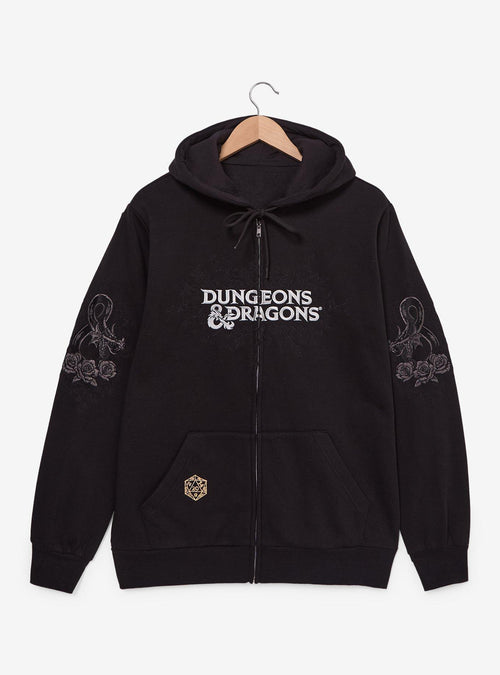 Polerón con cierre y logo bordado de Dungeons & Dragons