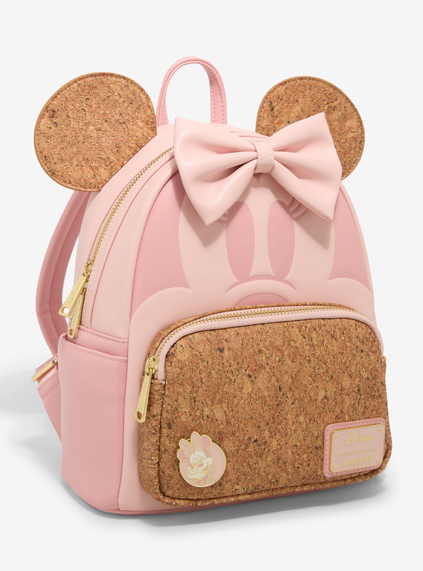 Mochila mini con orejas y pin de Minnie Mouse