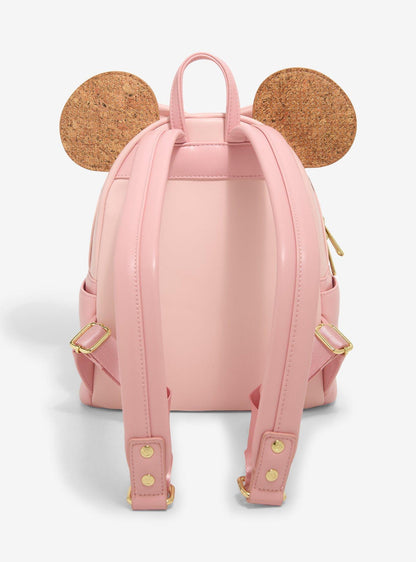 Mochila mini con orejas y pin de Minnie Mouse