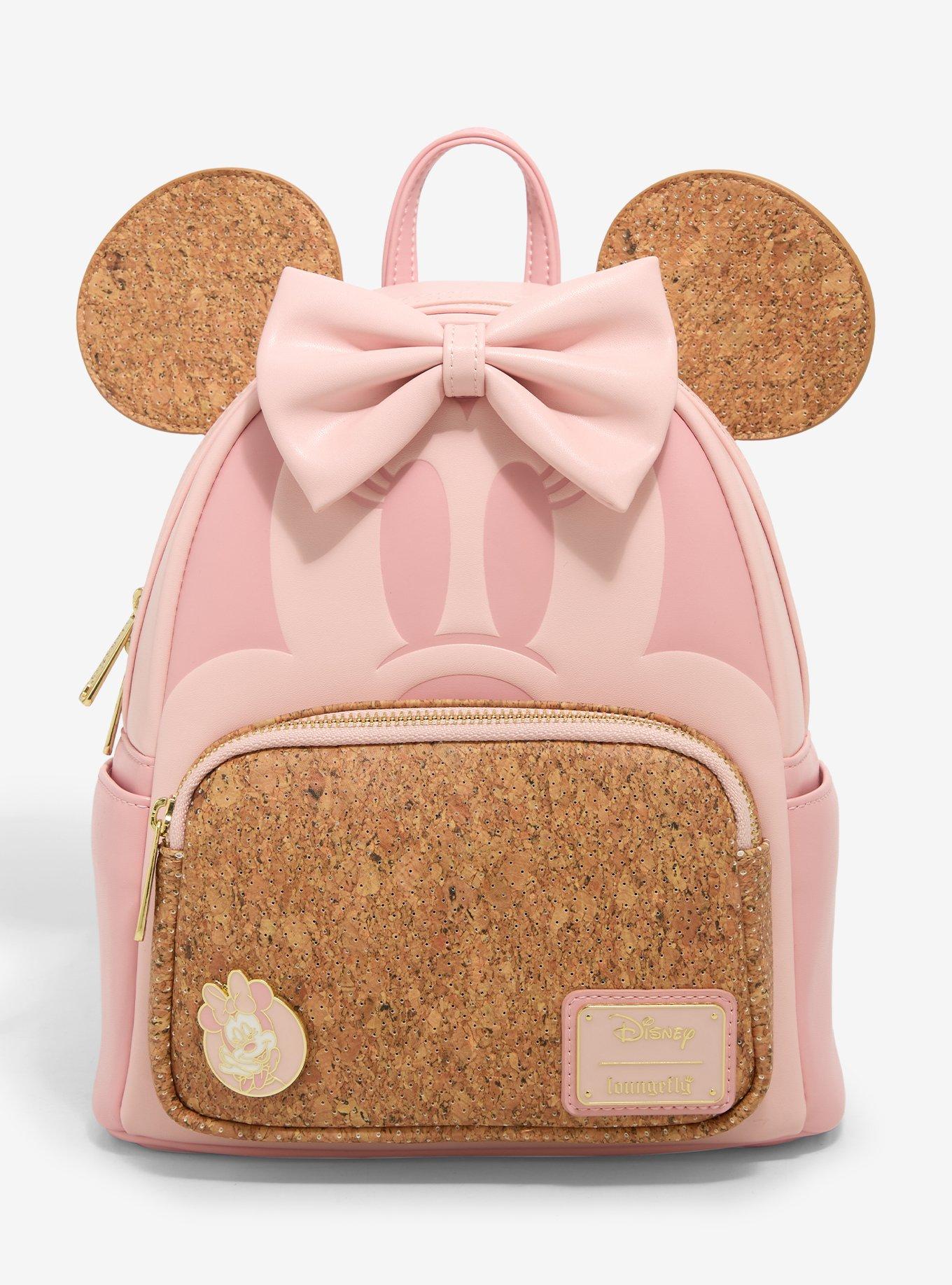 Mochila mini con orejas y pin de Minnie Mouse