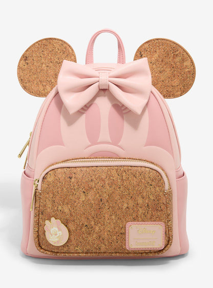 Mochila mini con orejas y pin de Minnie Mouse