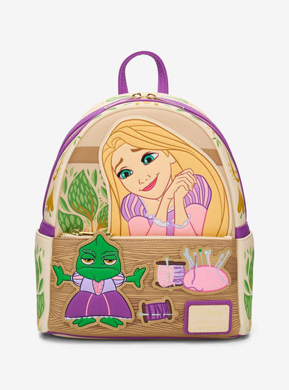 Mochila mini Disney Tangled Rapunzel y Pascal