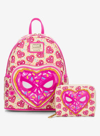 Mini mochila Spider-Man con donas con mostacillas