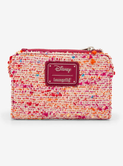 Billetera rosa bouclé con orejas de Minnie Mouse