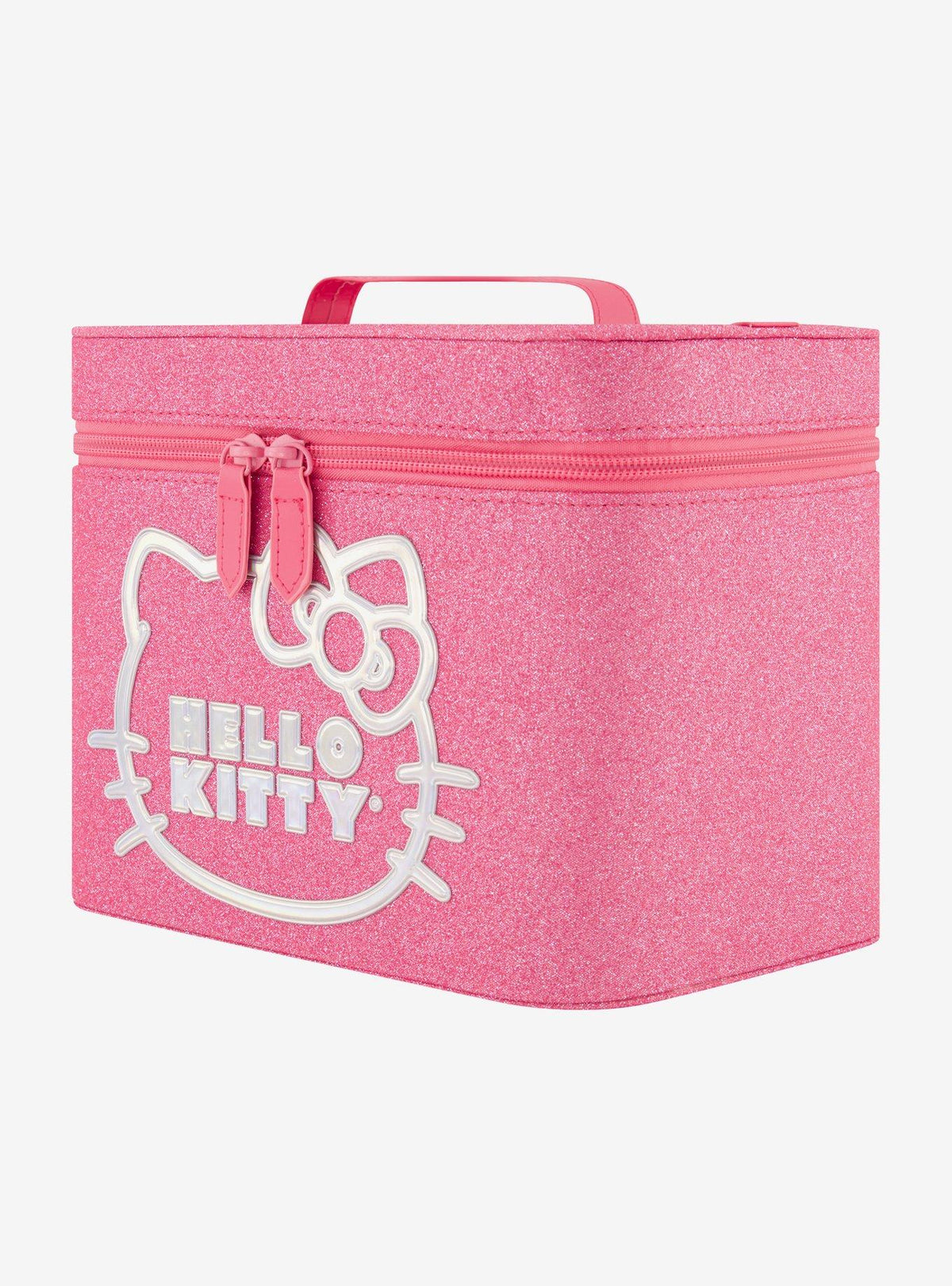 Estuche organizador de maquillaje Hello Kitty con espejo