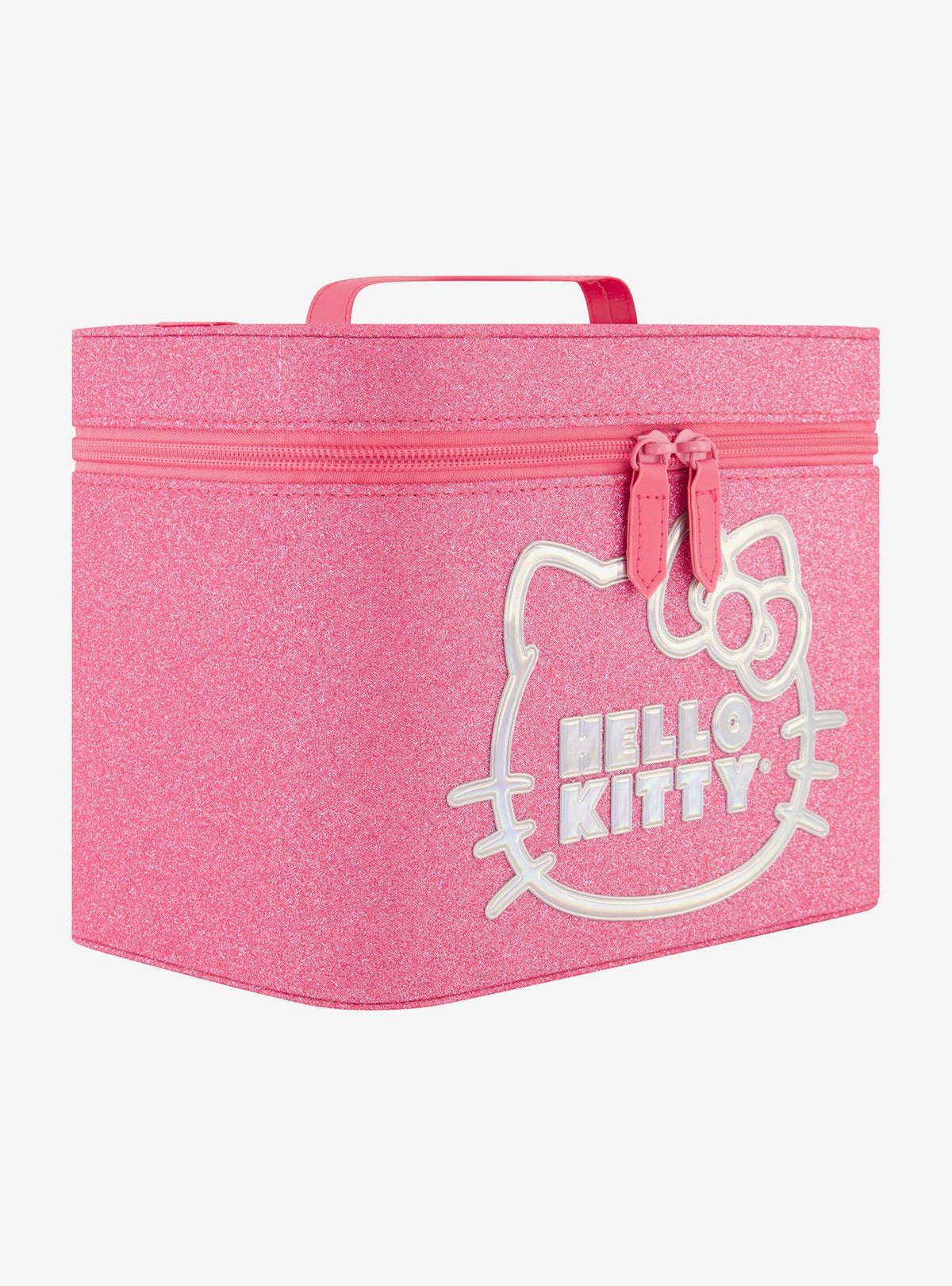 Estuche organizador de maquillaje Hello Kitty con espejo