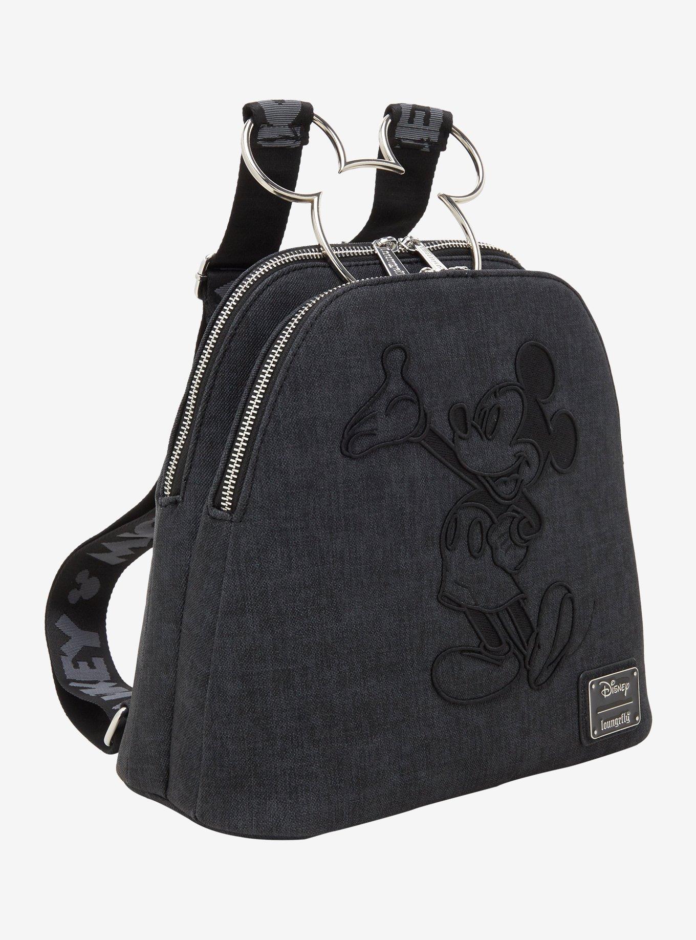 Mochila mini de mezclilla con Mickey Mouse