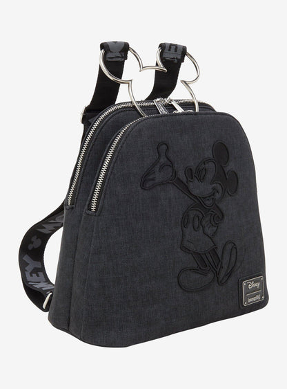 Mochila mini de mezclilla con Mickey Mouse