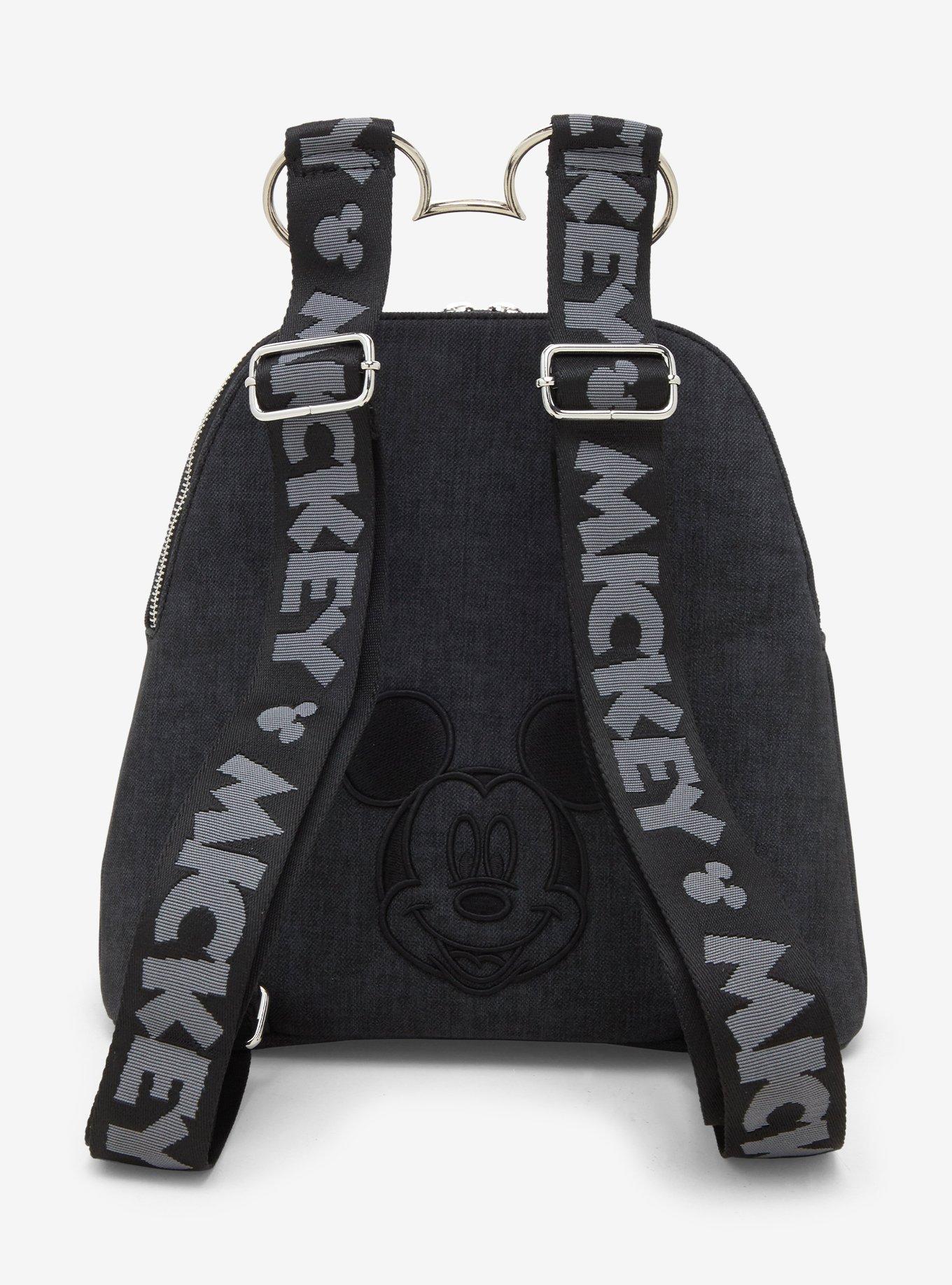 Mochila mini de mezclilla con Mickey Mouse