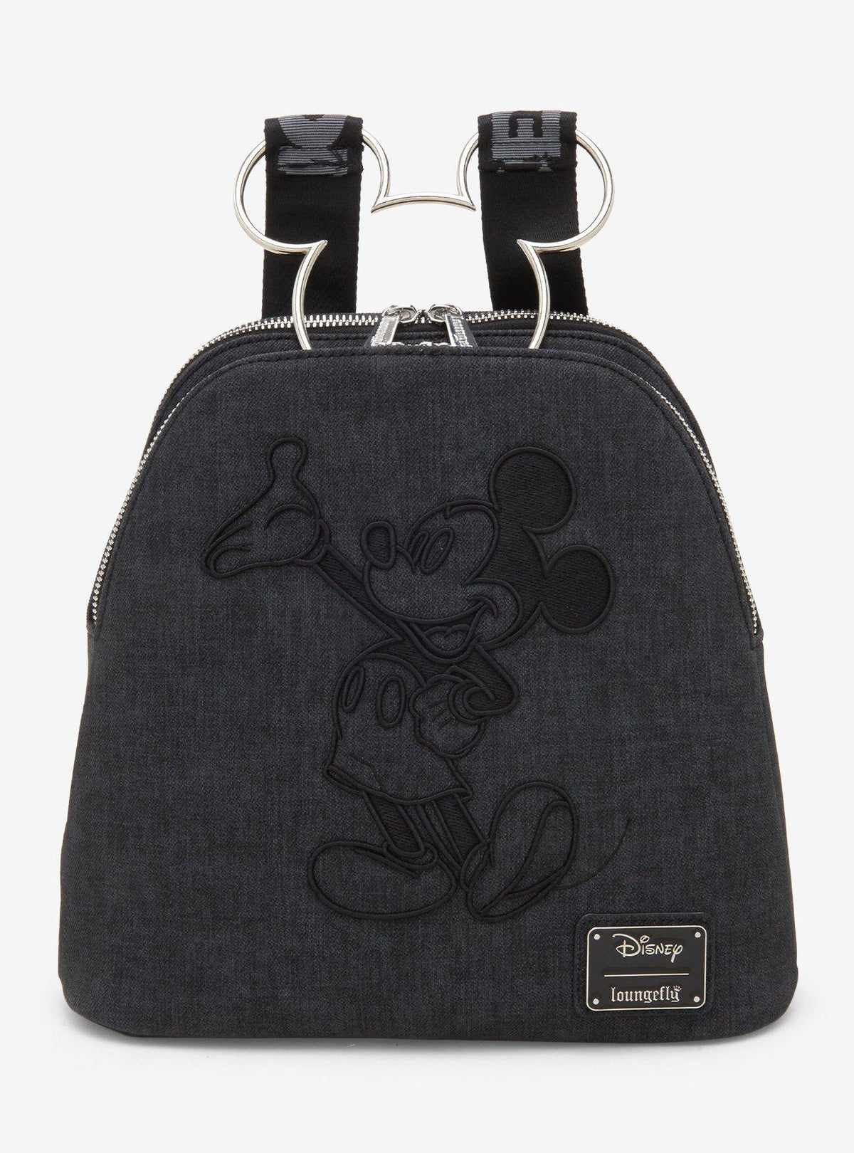 Mochila mini de mezclilla con Mickey Mouse