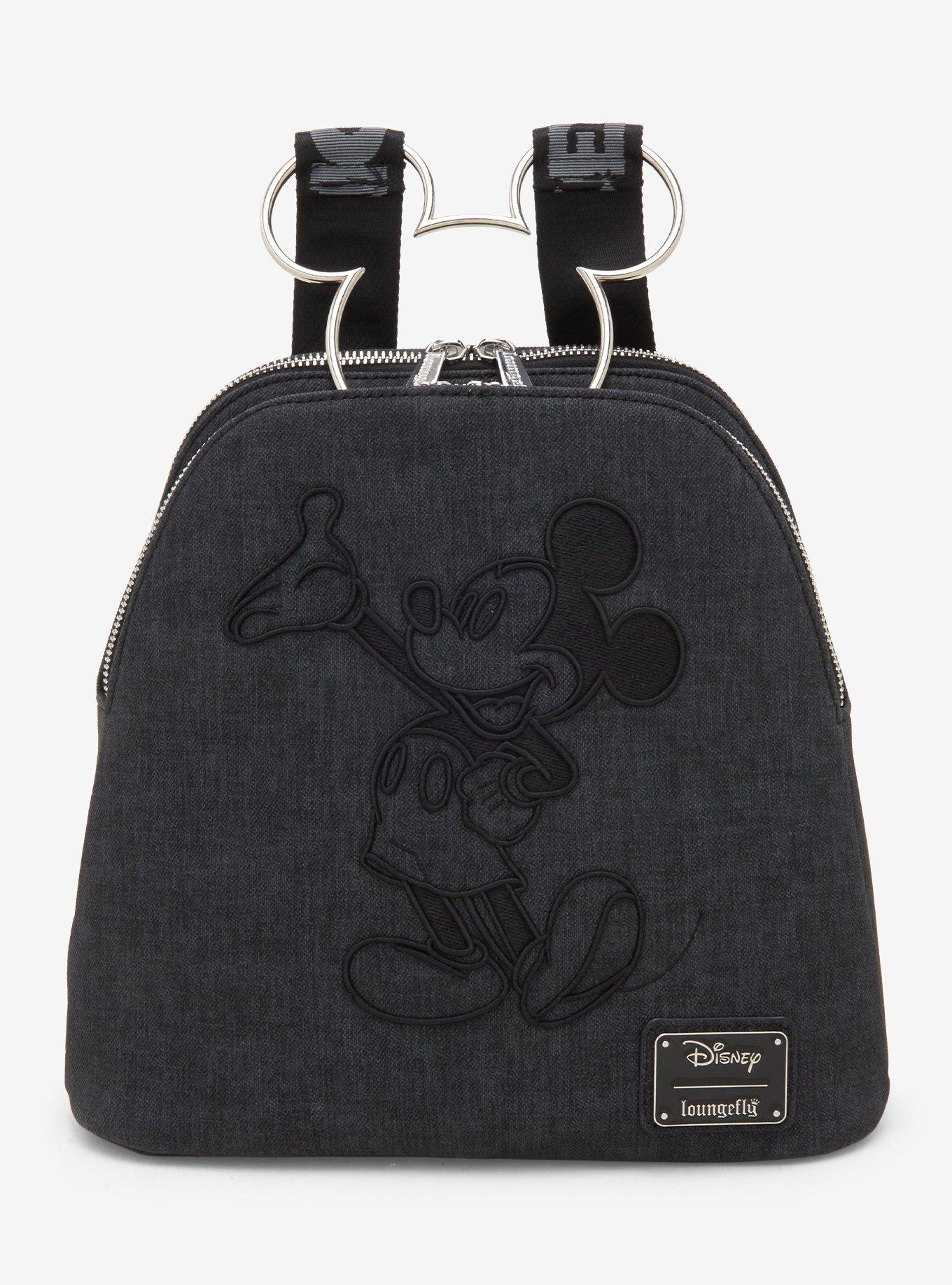 Mochila mini de mezclilla con Mickey Mouse