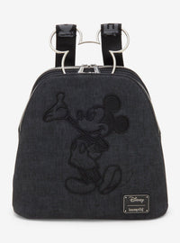 Mochila mini de mezclilla con Mickey Mouse