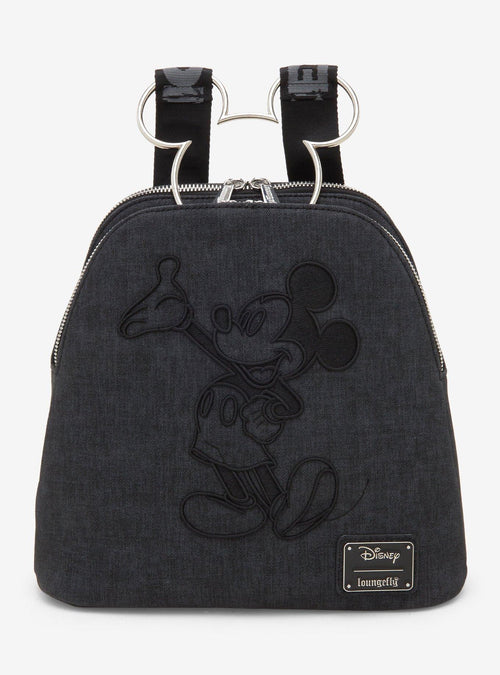 Mochila mini de mezclilla con Mickey Mouse