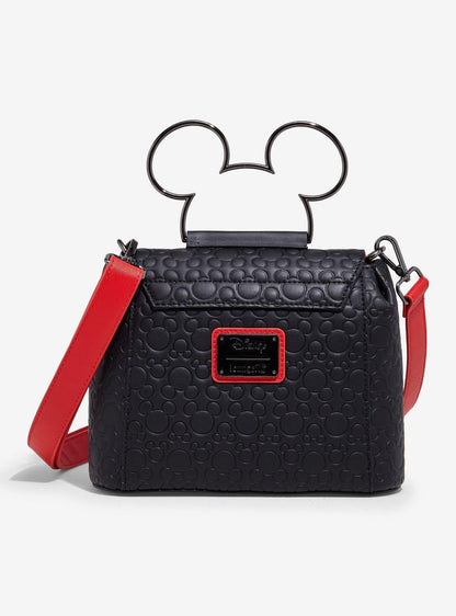 Cartera cruzada Disney Mickey Mouse con siluetas grabadas