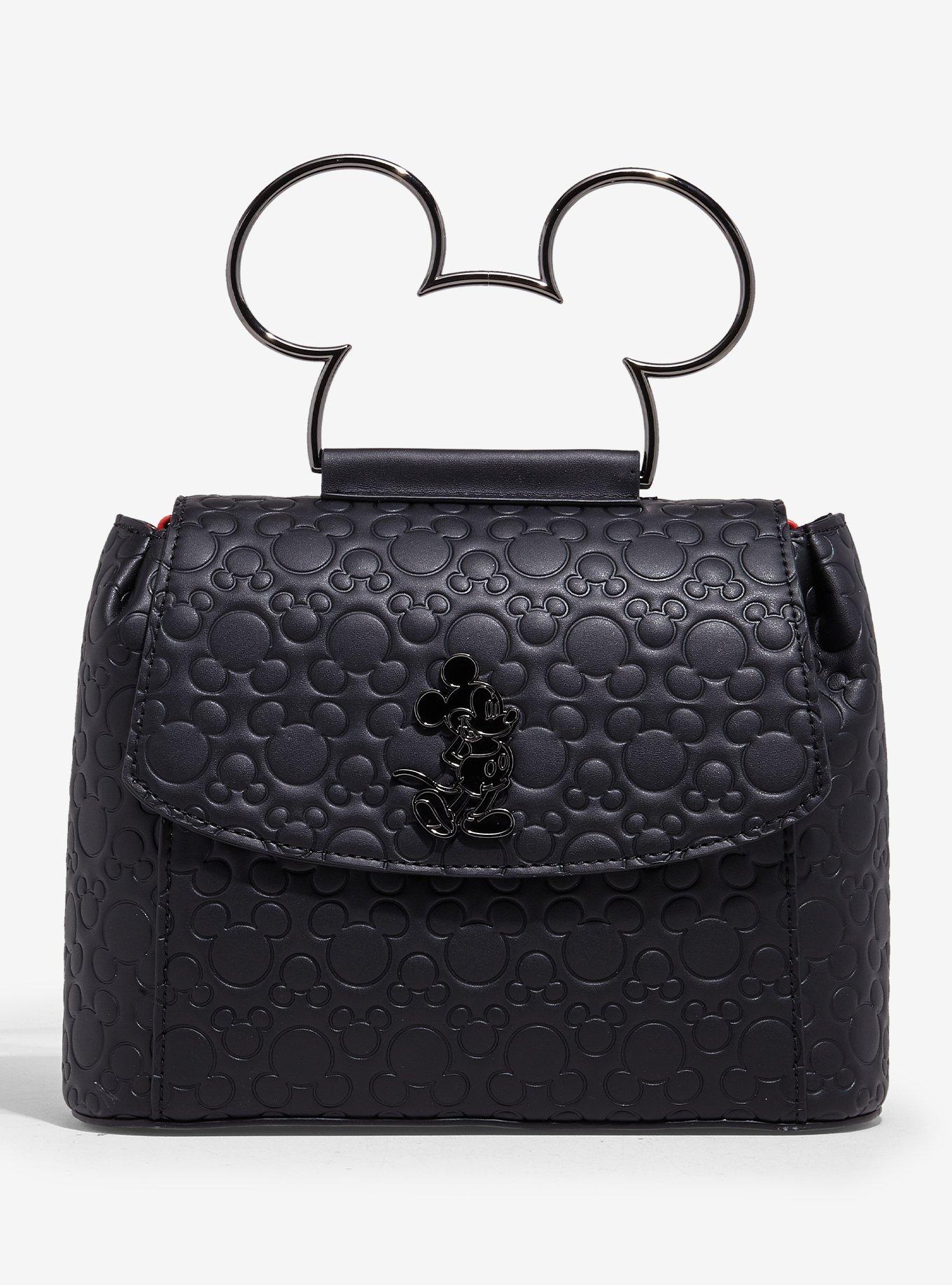 Cartera cruzada Disney Mickey Mouse con siluetas grabadas