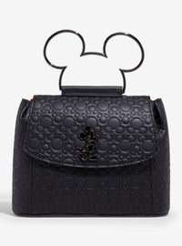 Cartera cruzada Disney Mickey Mouse con siluetas grabadas