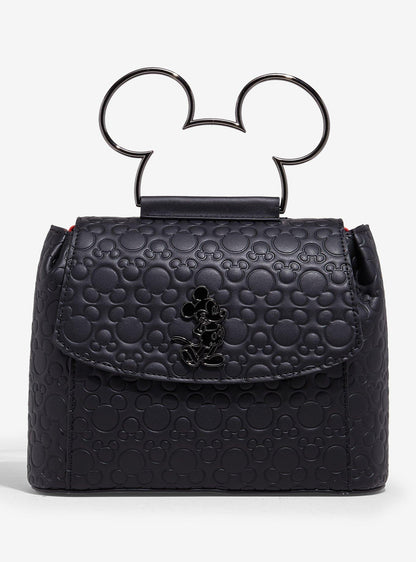 Cartera cruzada Disney Mickey Mouse con siluetas grabadas