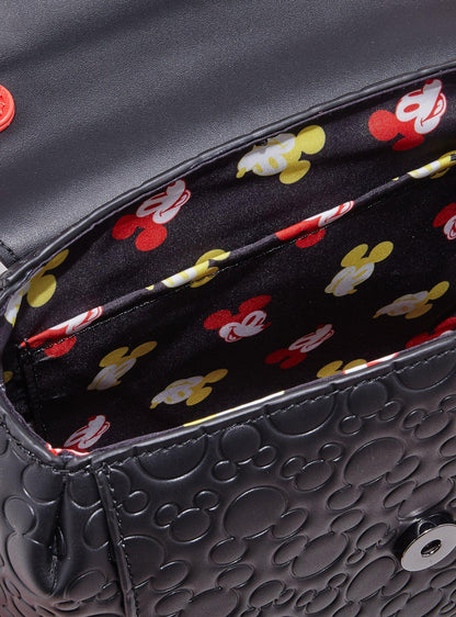 Cartera cruzada Disney Mickey Mouse con siluetas grabadas