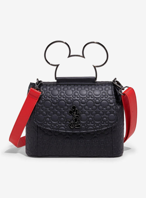 Cartera cruzada Disney Mickey Mouse con siluetas grabadas