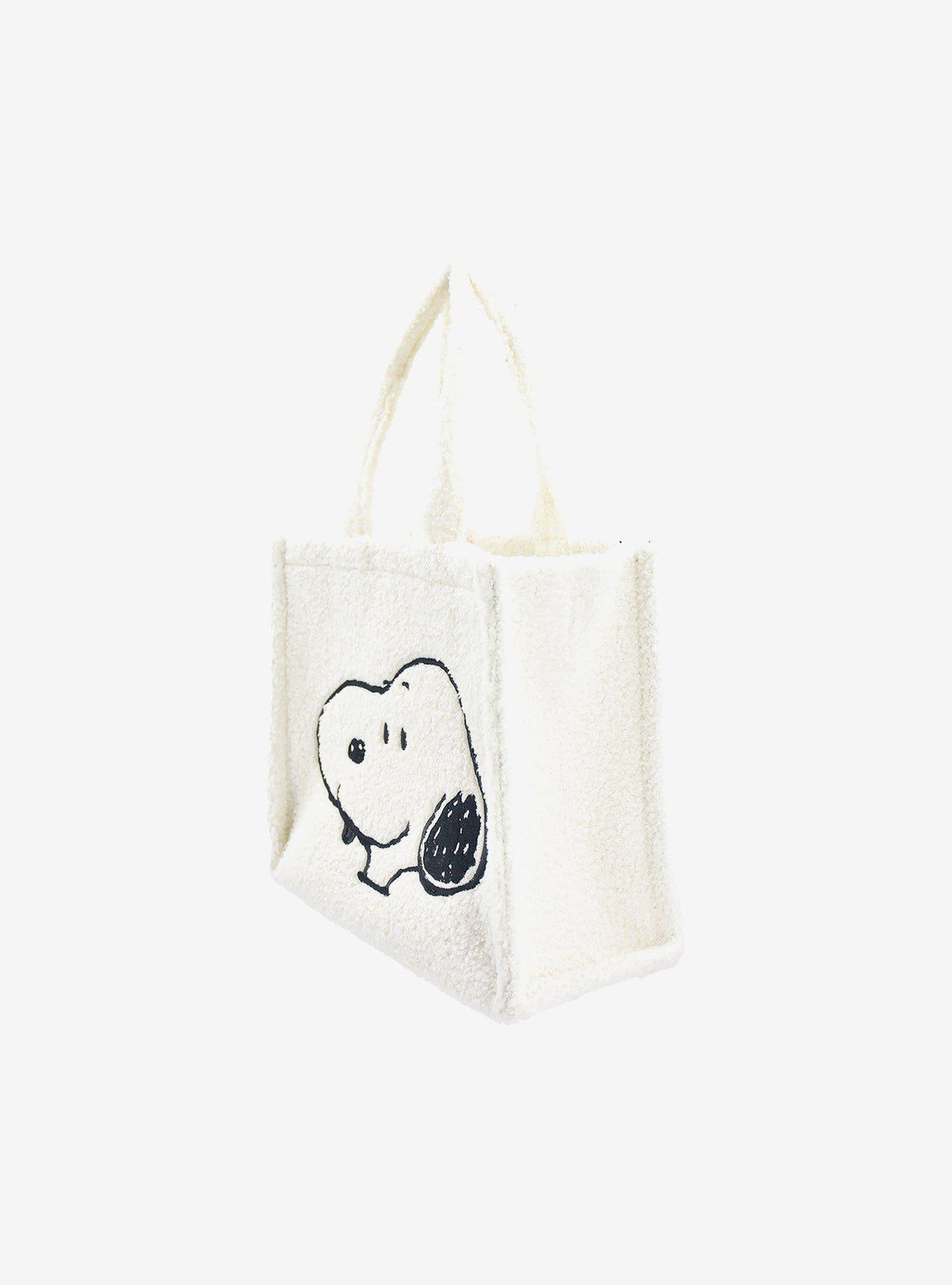 Bolso tote mini de sherpa Snoopy y Woodstock