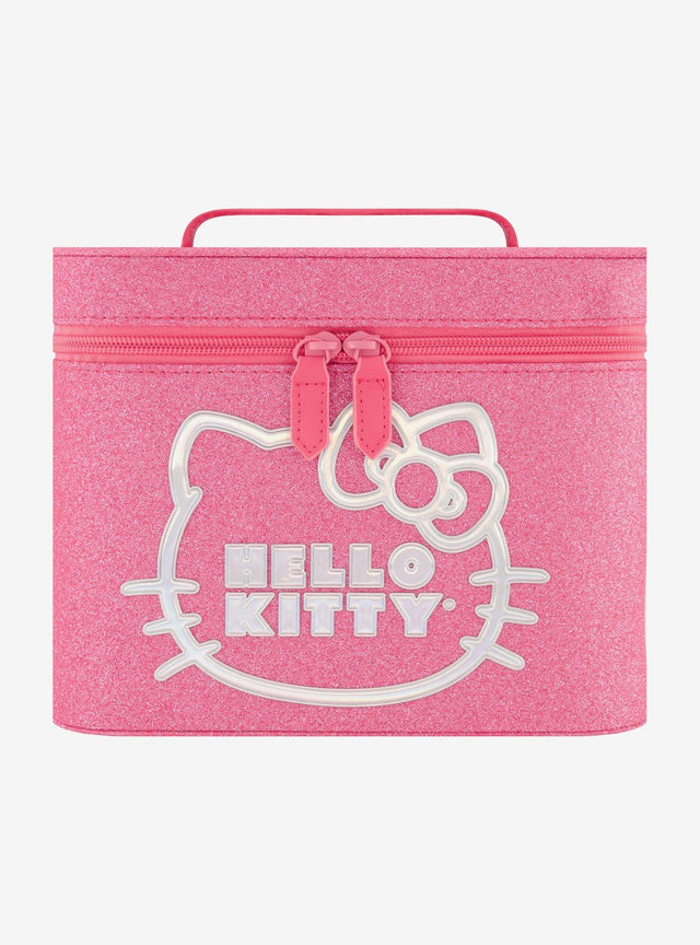 Estuche organizador de cosméticos Hello Kitty con espejo