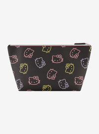 Cosmetiquero de viaje Hello Kitty con contornos neón