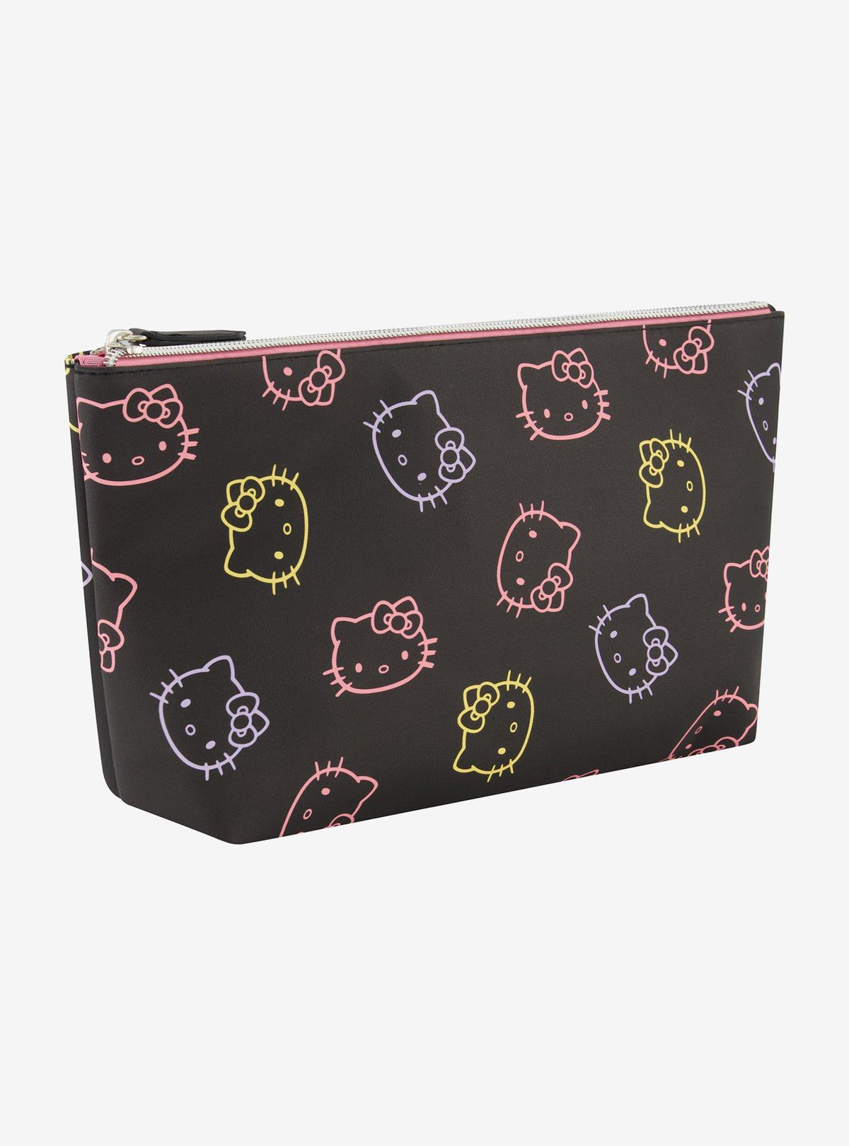 Cosmetiquero de viaje Hello Kitty con contornos neón