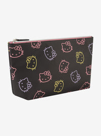 Cosmetiquero de viaje Hello Kitty con contornos neón