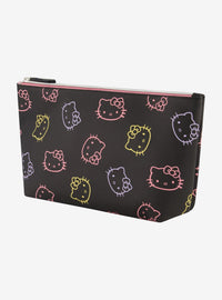 Cosmetiquero de viaje Hello Kitty con contornos neón