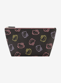 Cosmetiquero de viaje Hello Kitty con contornos neón