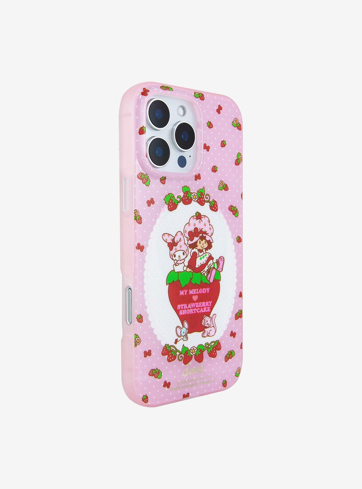 Funda iPhone 16 Pro Max My Melody x Strawberry Shortcake