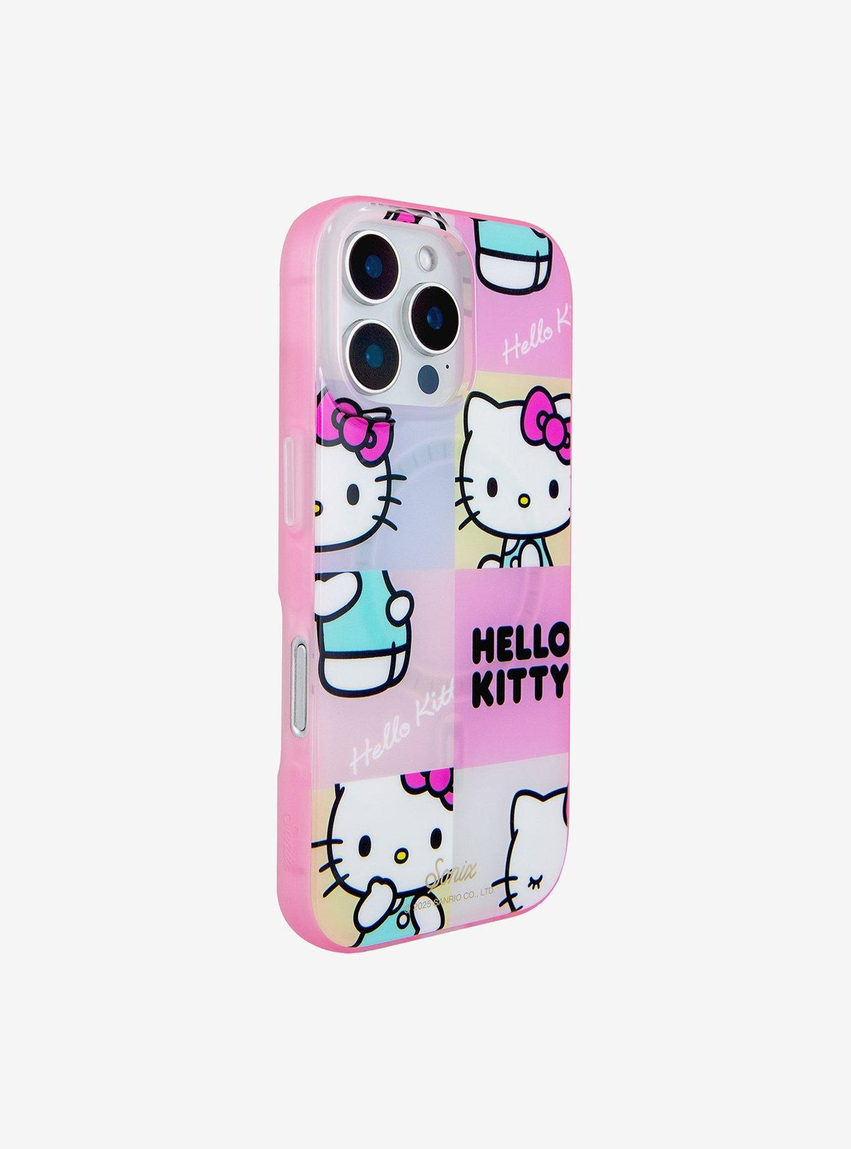 Carcasa Hello Kitty Grid para iPhone 16 Pro
