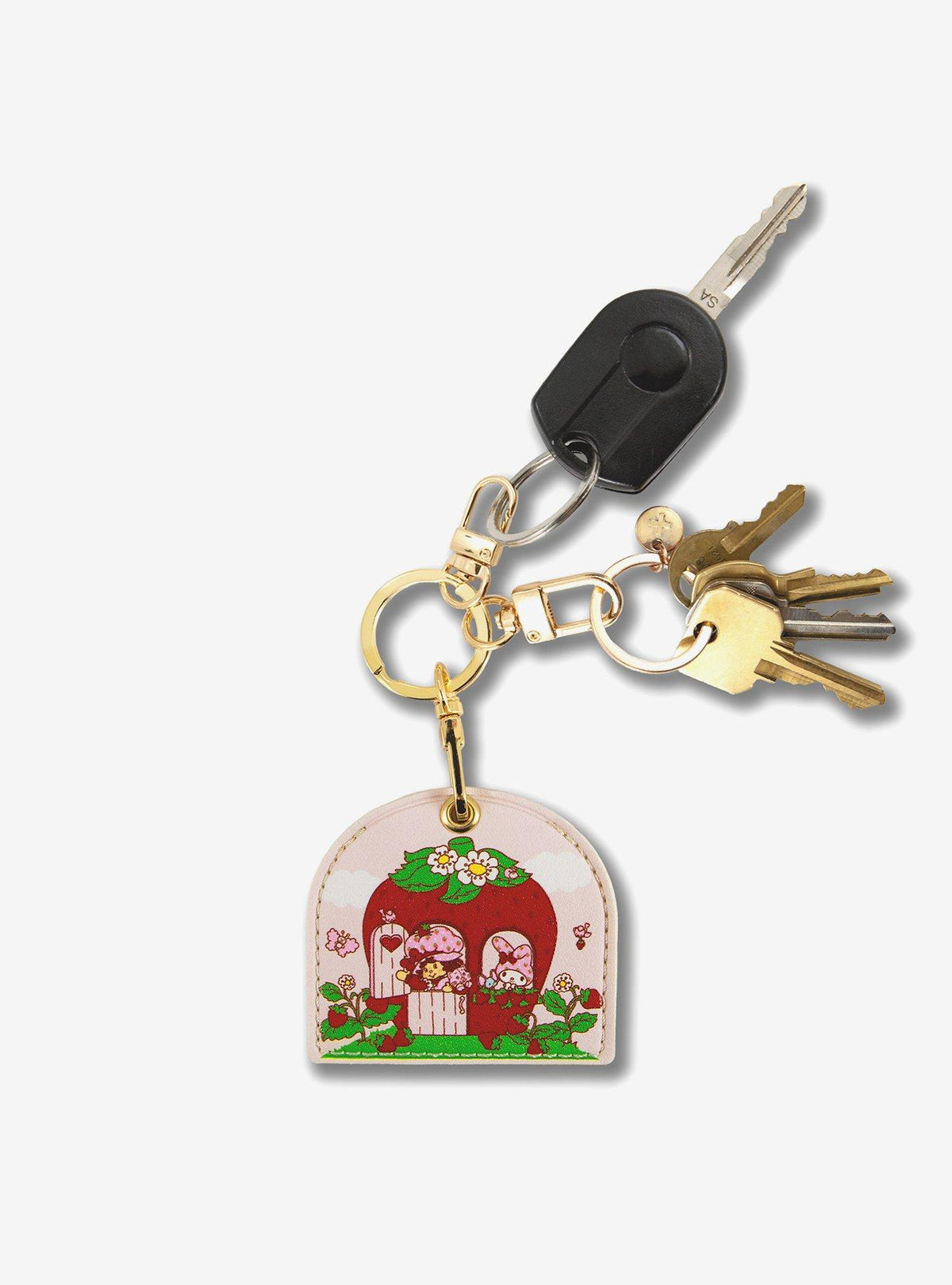 Llavero para AirTag My Melody y Strawberry Shortcake