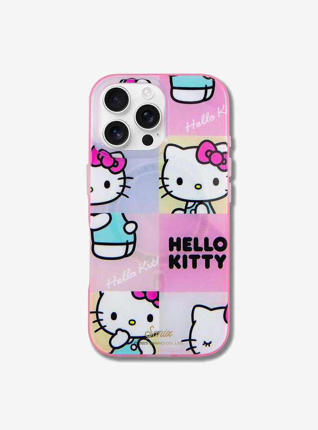 Funda Hello Kitty Grid para iPhone 16 Pro