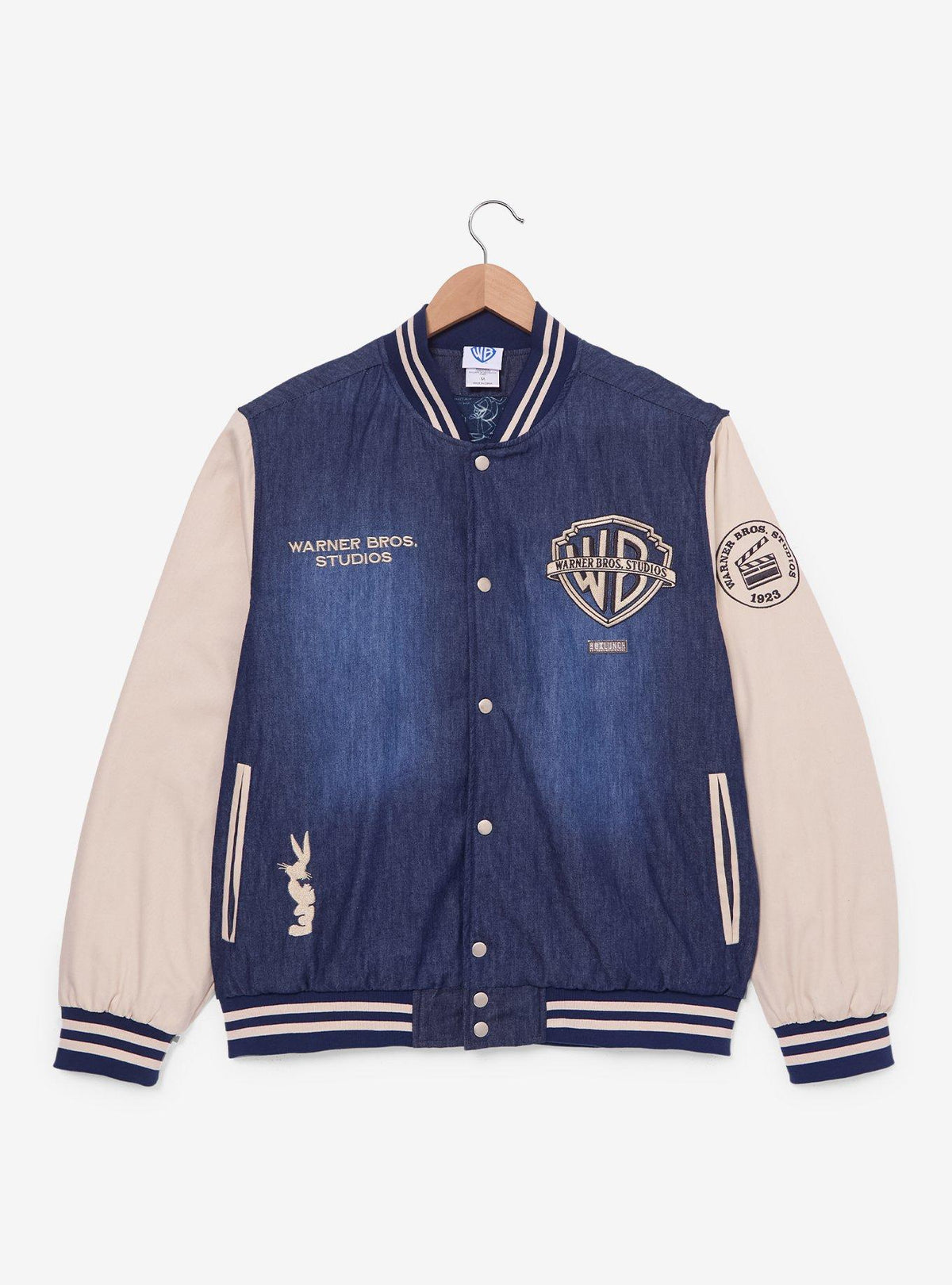 Chaqueta varsity de mezclilla Warner Bros.
