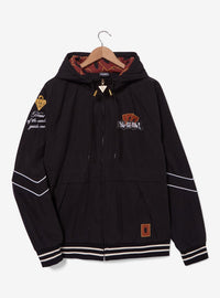 Chaqueta cortaviento con íconos de Yu-Gi-Oh!