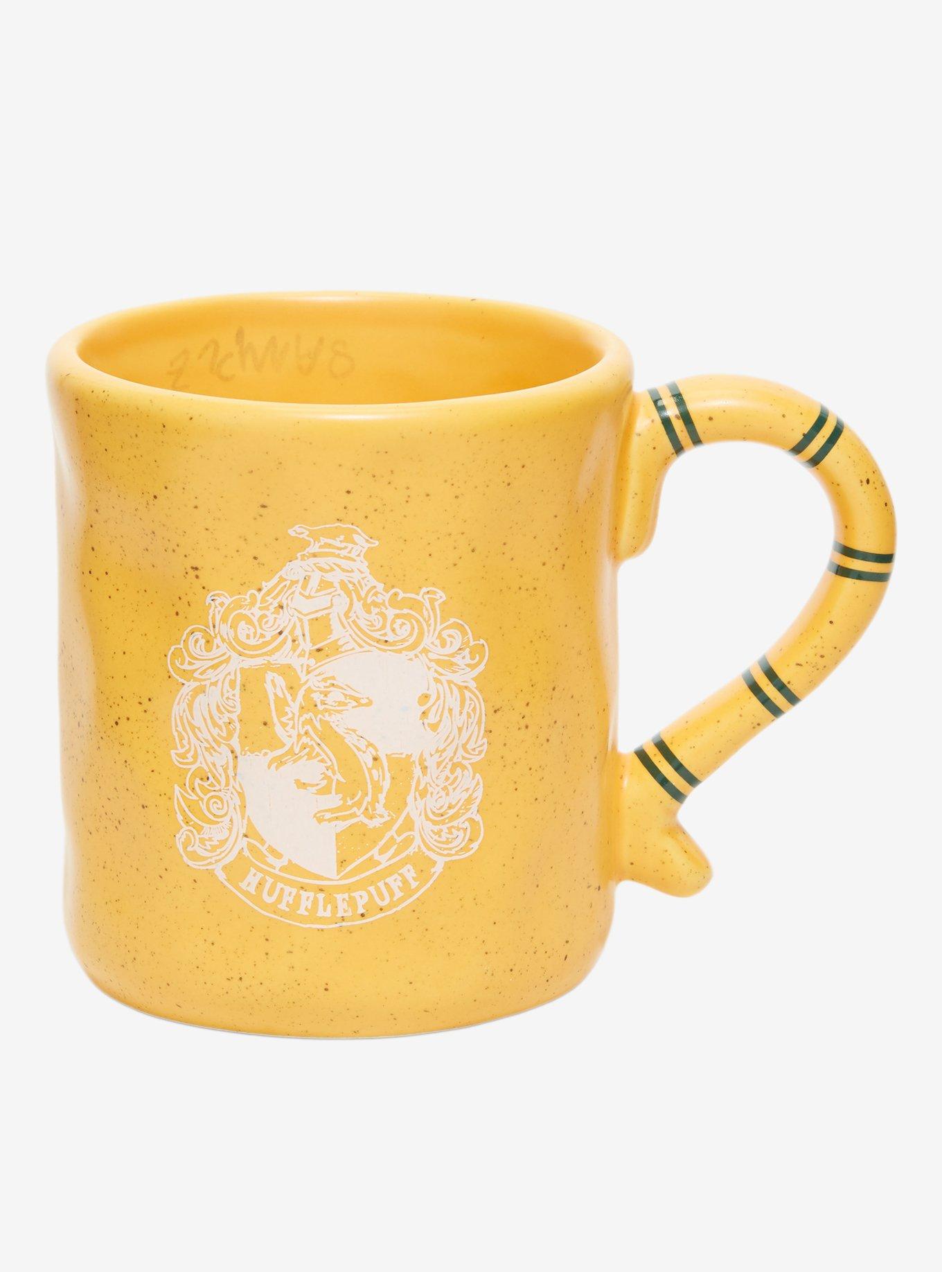Taza con asa de bufanda Hufflepuff de Harry Potter