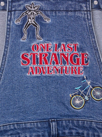 Jardinera de mezclilla Stranger Things para mujer