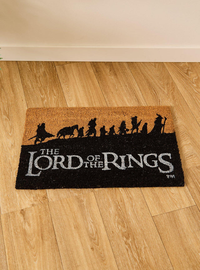 Felpudo The Lord of the Rings con silueta de la Comunidad