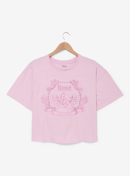 Polera Plus Size Disney Tangled Rapunzel con Strass