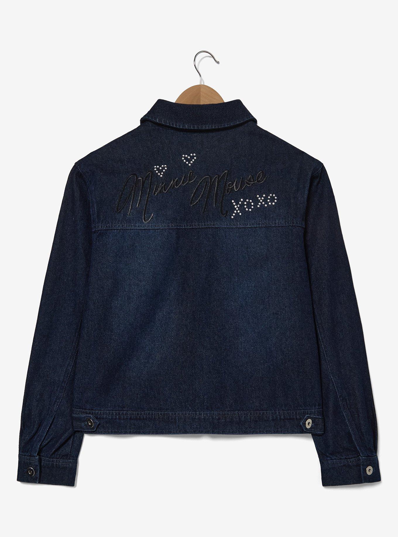 Chaqueta de mezclilla con strass de Minnie Mouse